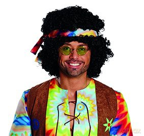 Peruka - Afro czarne