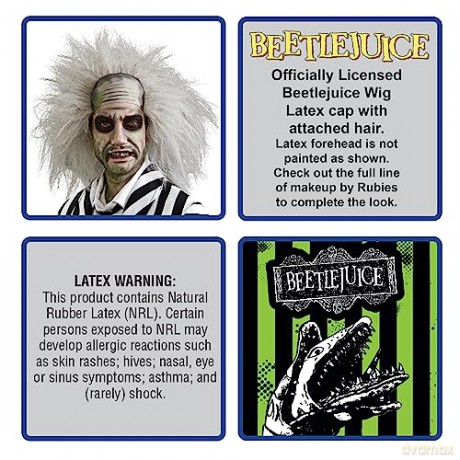 Peruka - Beetlejuice-straszydlo
