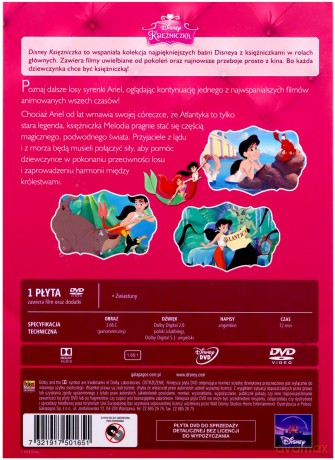 Mała Syrenka 2: Powrót do morza (Disney) (Księżniczka) [DVD]