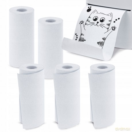 Rolki do mini drukarki quot;Drukuś quot; 5szt