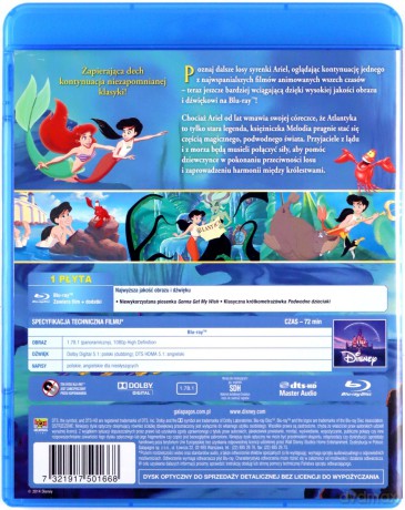 Mała Syrenka 2: Powrót do morza (Disney) (Księżniczka) [Blu-Ray]