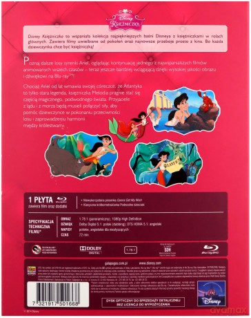 Mała Syrenka 2: Powrót do morza (Disney) (Księżniczka) [Blu-Ray]