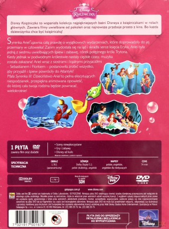 Mała Syrenka 3: Dzieciństwo Ariel (Disney) (Księżniczka) [DVD] 
