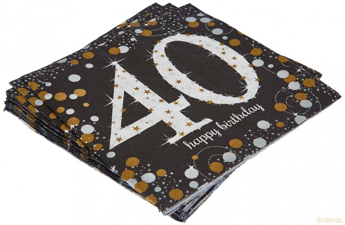Serwetki Happy Birthday quot;30 quot;
