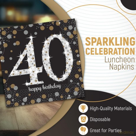 Serwetki Happy Birthday quot;30 quot;