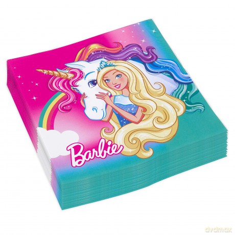 Serwetnik Barbie Dreamtopia 20 st 33 x 33cm