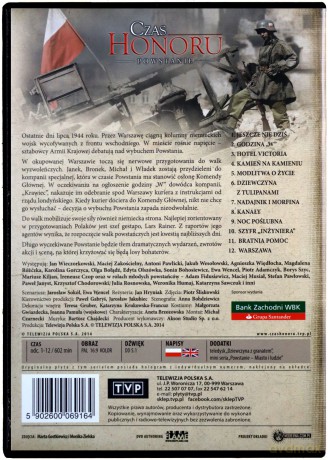 Czas Honoru sezon 7: Powstanie [4DVD]