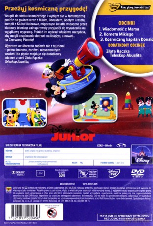 Klub Przyjaciół Myszki Miki: Wyprawa na Marsa [DVD]