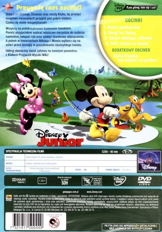 Klub Przyjaciół Myszki Miki: Zabawa na świeżym powietrzu (Disney Junior) [DVD]