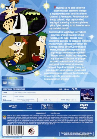 Fineasz i Ferb: Akcje na wakacje sezon 1 cz. 2 [DVD]