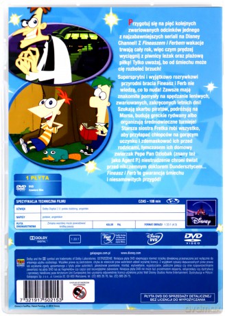 Fineasz i Ferb: Akcje na wakacje sezon 1 cz. 2 [DVD]
