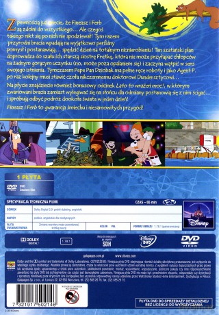 Fineasz i Ferb: Najleniwszy dzień w życiu [DVD]
