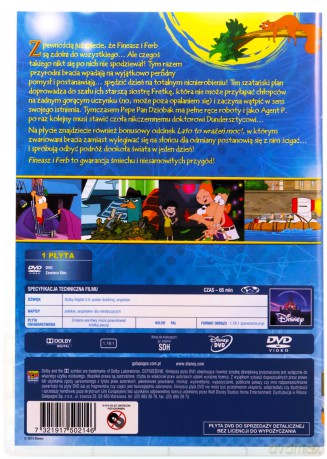 Fineasz i Ferb: Najleniwszy dzień w życiu [DVD]