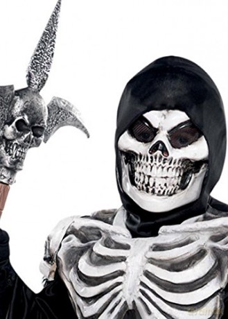 Strój na Halloween Efektowny Szkieletor Grabarz