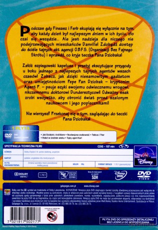 Fineasz i Ferb: Z teczki Pana Dziobaka [DVD]