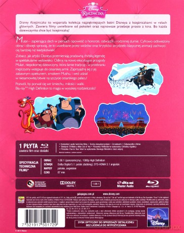 Mulan (Disney) (Księżniczka) [Blu-Ray]