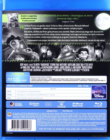 Frankenweenie (Disney) [Blu-Ray]
