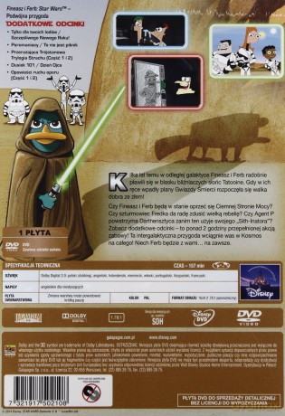 Fineasz i Ferb: Gwiezdne Wojny (Star Wars) [DVD]
