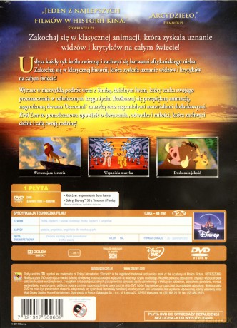 Król Lew (Najpiękniejsze Historie Wszech Czasów) [DVD]
