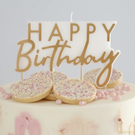 Świeczka BIRTHDAY urodzinowa quot;Happy Birthday quot;