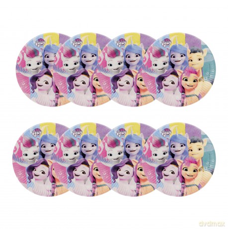 Talerzyki My Little Pony Kucyki 23 cm 8 szt.