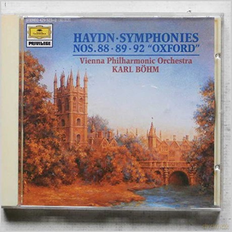 Wp Boehm: Haydn:Syms 88+89+92 [CD]