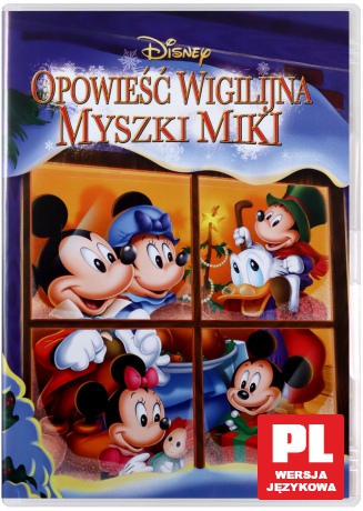 Opowieść wigilijna Myszki Miki (+Maluszek / Pluto i choinka / Warsztat Świętego Mikołaja) (Disney) [DVD]