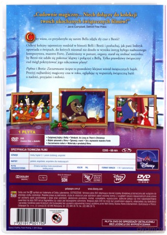 Piękna i Bestia: Zaczarowane święta (Disney) (Księżniczka) [DVD]