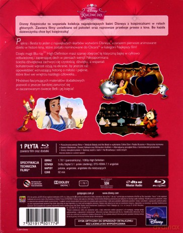 Piękna i Bestia (Disney) (Księżniczka) [Blu-Ray]
