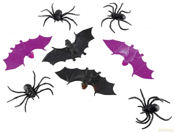 Upiorny zestaw dekoracji na Halloween 14 szt.