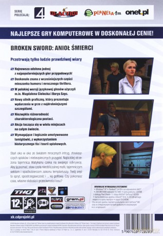 Broken Sword: Anioł Śmierci Extra Klasyka [GRA PC]