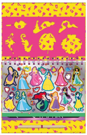 Wydrapywanka z naklejkami Disney Princess
