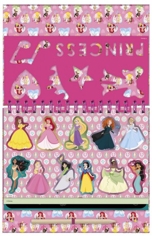 Wydrapywanka z naklejkami Disney Princess