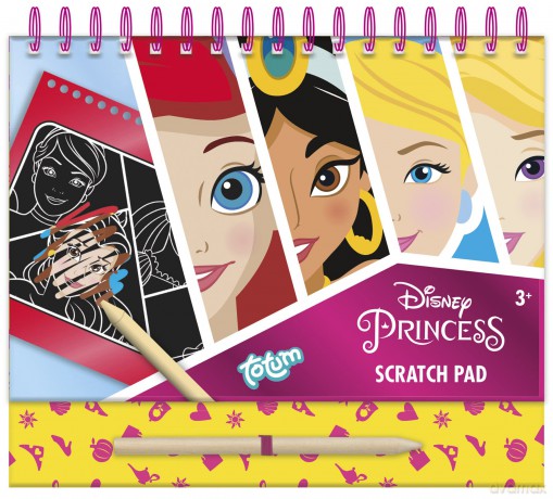 Wydrapywanka z naklejkami Disney Princess