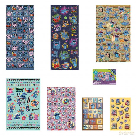 Zestaw 300 naklejek Stitch XL