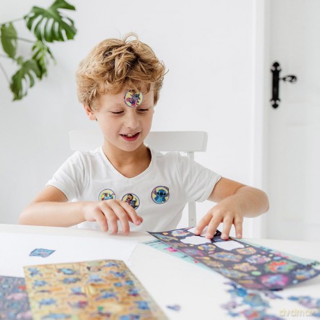 Zestaw 300 naklejek Stitch XL