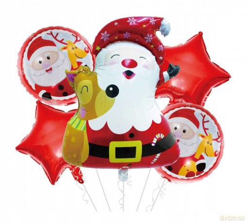 Zestaw Balony Mikolaj