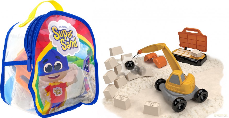 Zestaw piasek kinetyczny w plecaku