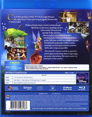 Dzwoneczek i Uczynne Wróżki [Blu-Ray]