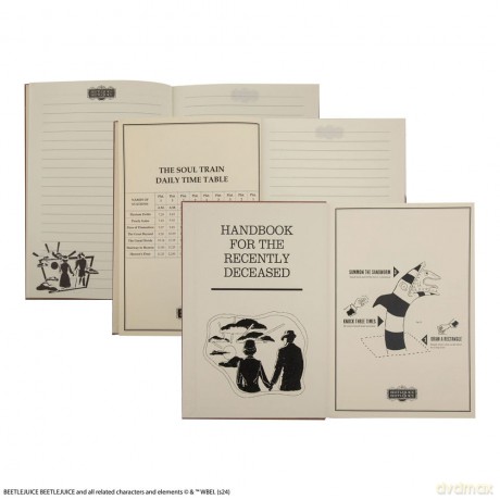 Beetlejuice Notebook Handbook for the Recently Deceased