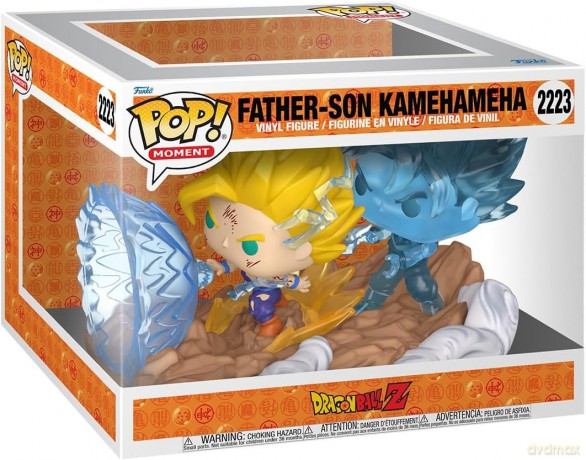 Dragon Ball Z POP Moments Vinyl Figures Father-Son Kamehameha 9 cm