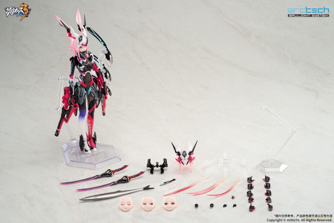 Honkai Impact 3rd Arctech Posable Series Action Figures 1/8 Sakura Yae Darkbolt Jonin Neon Shade Ver. 22 cm