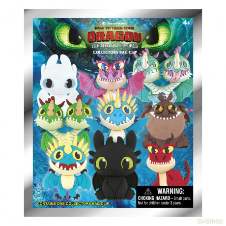 How to Train Your Dragon 3D PVC Bag Clips Series 1 Display (24)