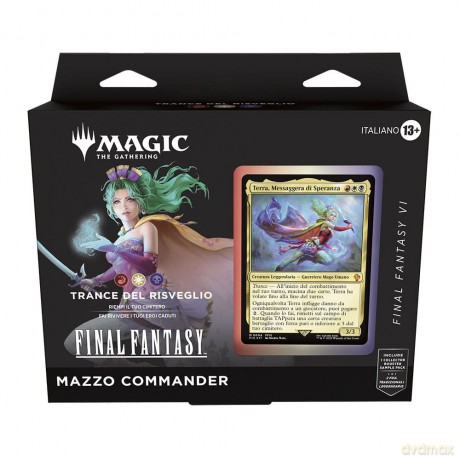 Magic the Gathering Final Fantasy Commander Decks Display (4) italian
