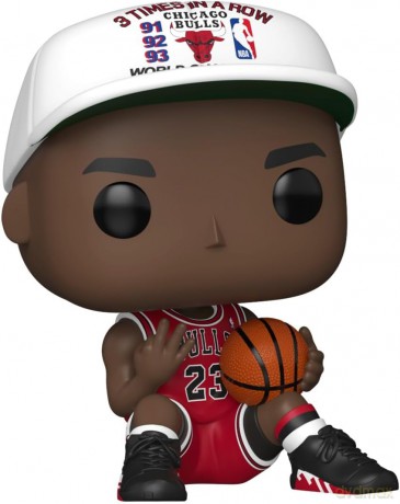 NBA Legends POP! Sports Vinyl Figure Chicago Bulls: Michael Jordan 3 Times in a Row 9 cm