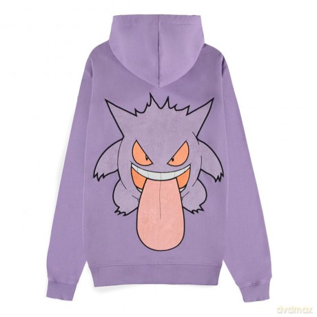 Pokemon Zipper Hoodie Sweater Gengar Size L
