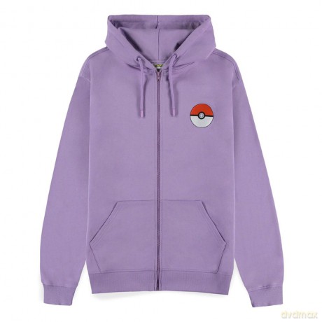 Pokemon Zipper Hoodie Sweater Gengar Size L