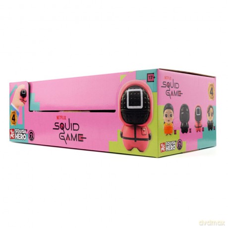 Squid Game Squish Hero Anti-Stress Figures 8 cm Display (12)