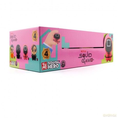 Squid Game Squish Hero Anti-Stress Figures 8 cm Display (12)