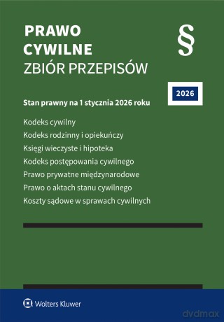 Prawo cywilne. Zbiór przepisów. 2026 [KSIĄŻKA]